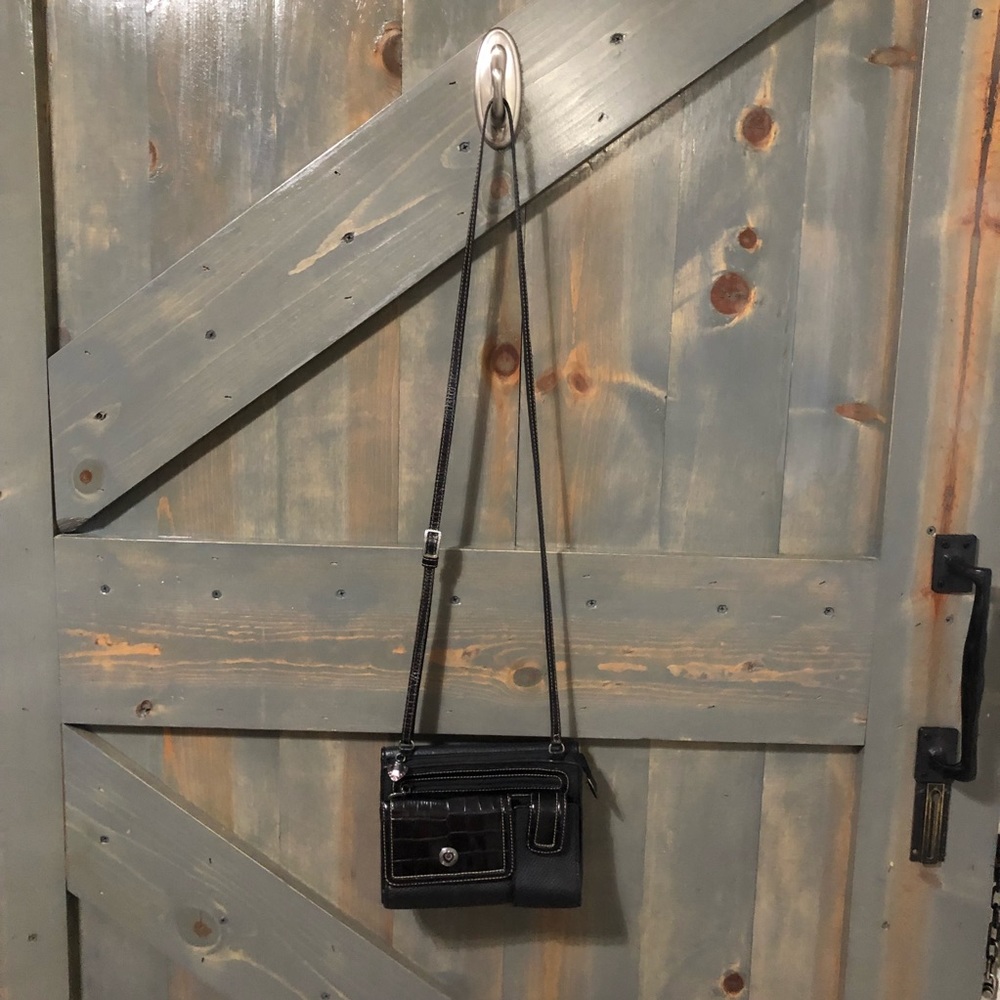 Brighton Leather Crossbody Bag - Picture 2 of 8